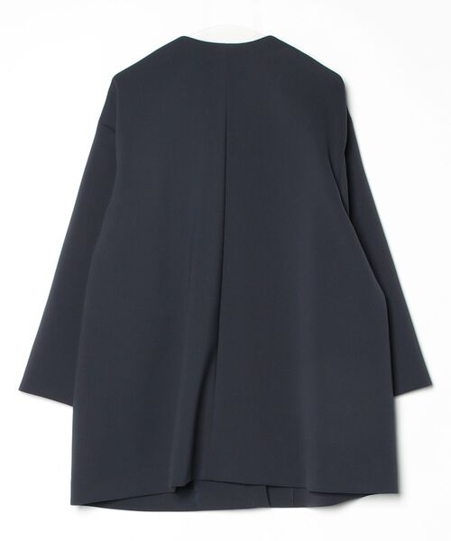 UNITED ARROWS（ユナイテッドアローズ） ノーカラーコート 38 ネイビー