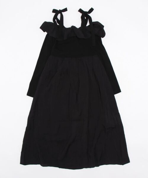 「Jasmine Grandiflorum」 長袖ワンピース MEDIUM ホワイト レディース_画像3