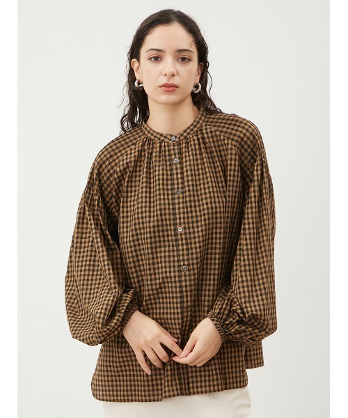 [Mila Owen] длинный рукав блуза 0 черный женский 