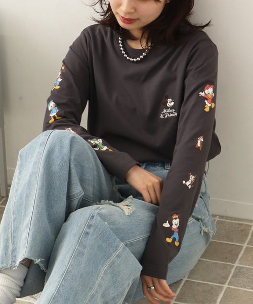 Disney（ディズニー） tシャツ 「Disney/ディズニー」ミッキー