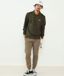 「BEAMS GOLF」 スウェットカットソー M ブラック メンズの画像4