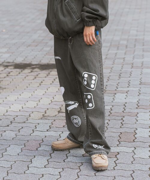 「SEQUENZ」 イージーパンツ SMALL グリーン系その他2 メンズ_画像3