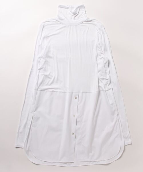 「LANVIN en Bleu」 長袖カットソー 38 ホワイト レディース