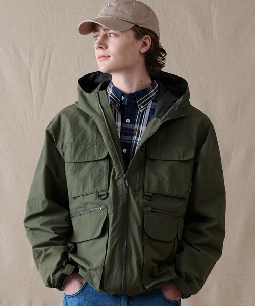 Eddie Bauer メンズM 防水マウンテンパーカー フリース付 オシャレ Eddie Bauer（エディーバウアー） マウンテンパーカー ウインド