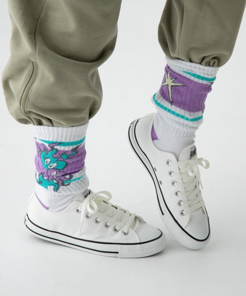 TXA 靴下 田中かえ Jacquard Socks メンズ レディース : ZOZOTOWN