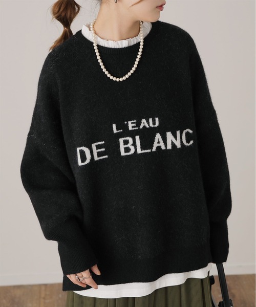 「HUG.U」 長袖ニット FREE グレー レディース_画像5