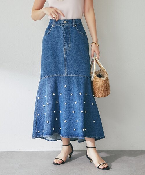 La boutique Bonbon（ラブティックボンボン） デニムスカート 「今すぐ