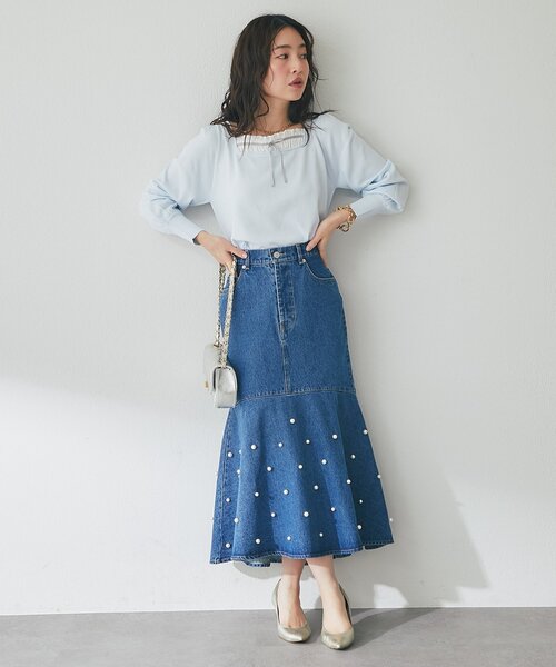 La boutique Bonbon（ラブティックボンボン） デニムスカート 「今すぐ