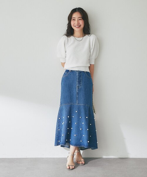La boutique Bonbon（ラブティックボンボン） デニムスカート 「今すぐ