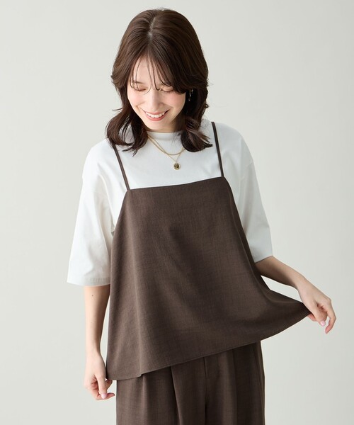 ANY（エニィ） セットアップ 「2SET」2WAYビスチェ×ワイドパンツ