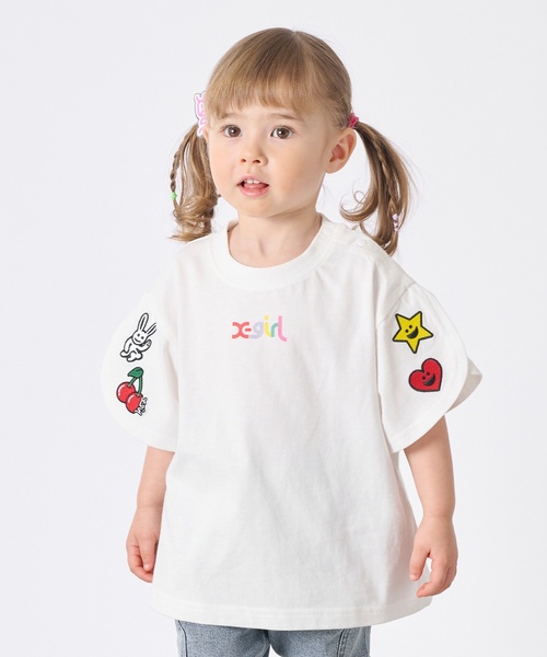 X-girl Stages（エックスガールステージス） tシャツ キャラクター
