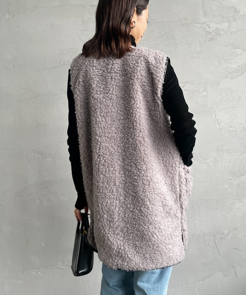 「JEANS FACTORY Clothes」 ベスト F アイボリー レディース_画像6