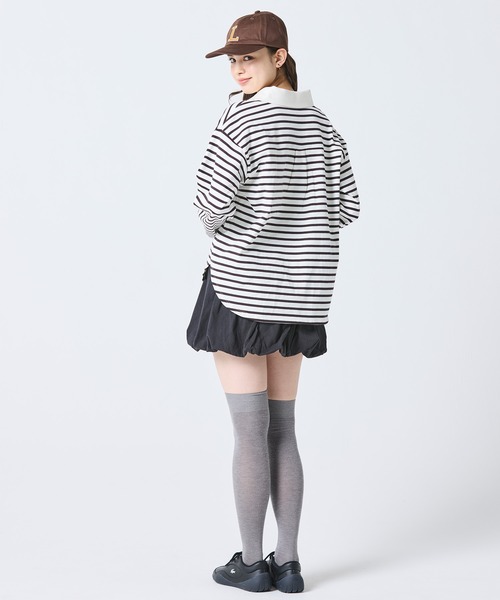 LACOSTE（ラコステ） ポロシャツ ポロ スキッパーネック ボーダー