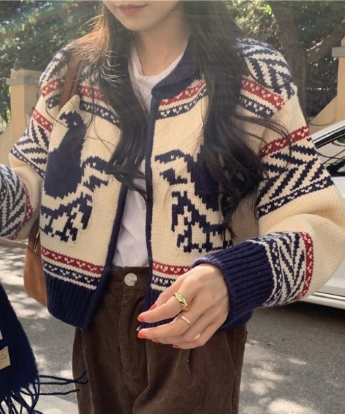 「shameless」 カーディガン FREE ホワイト レディース_画像4