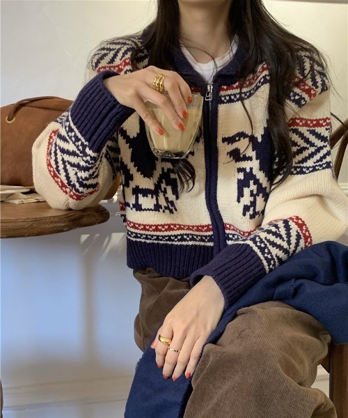 「shameless」 カーディガン FREE ホワイト レディース_画像5