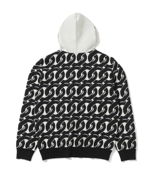 MARK&LONA（マークアンドロナ） パーカー Noah Jacquard Knit Hoodie