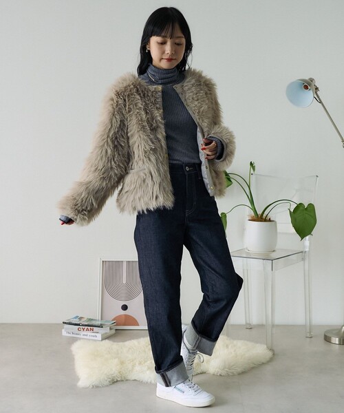 「FREAK'S STORE」 ジャケット 34 ライトグレー レディースの画像