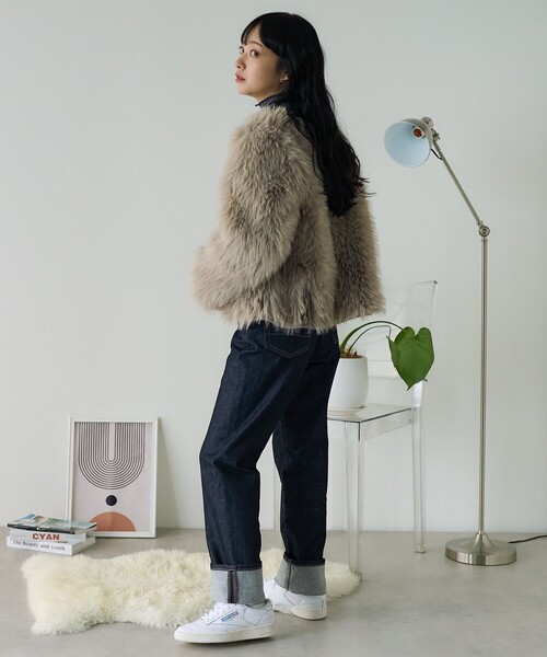 「FREAK'S STORE」 ジャケット 34 ライトグレー レディースの画像