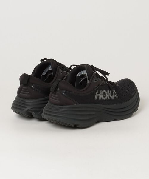 「HOKA」 ローカットスニーカー 24.5cm ブラック メンズ_画像2