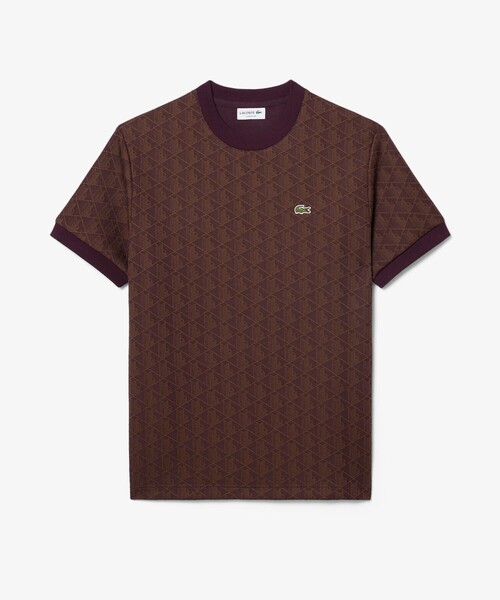 LACOSTE（ラコステ） tシャツ モノグラムジャカードTシャツ メンズ
