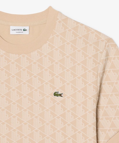 LACOSTE（ラコステ） tシャツ モノグラムジャカードTシャツ メンズ