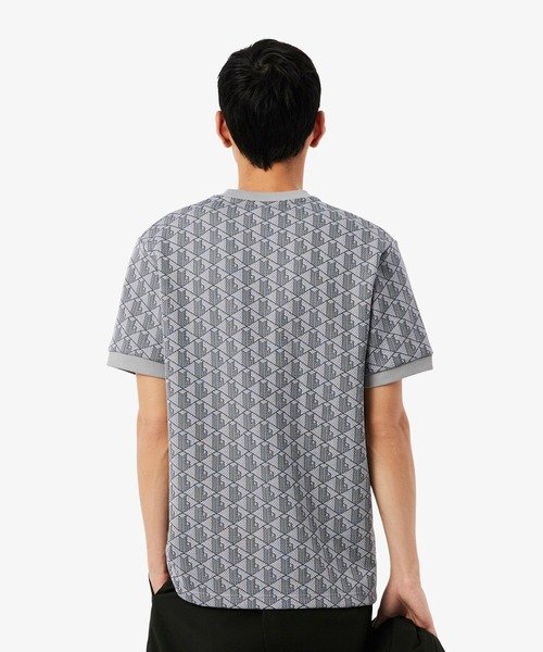 LACOSTE（ラコステ） tシャツ モノグラムジャカードTシャツ メンズ