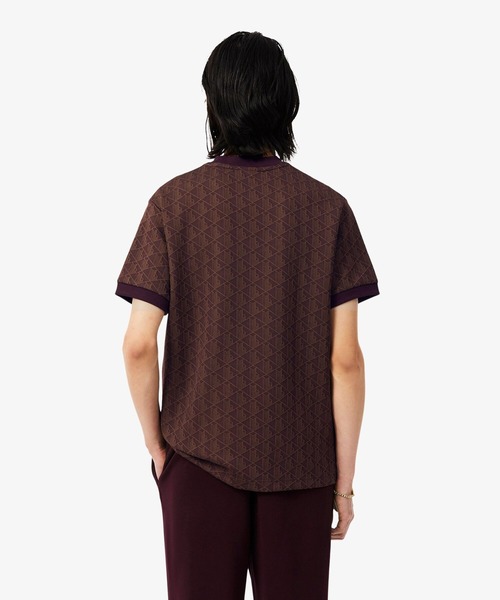 LACOSTE（ラコステ） tシャツ モノグラムジャカードTシャツ メンズ