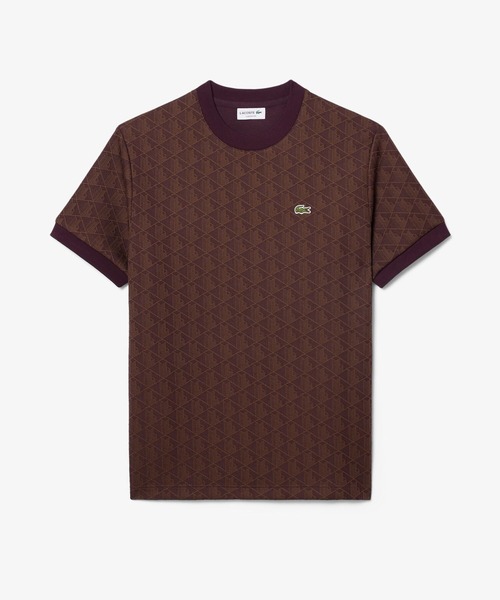 LACOSTE（ラコステ） tシャツ モノグラムジャカードTシャツ メンズ