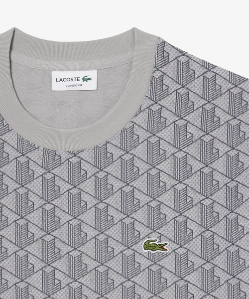 LACOSTE（ラコステ） tシャツ モノグラムジャカードTシャツ メンズ