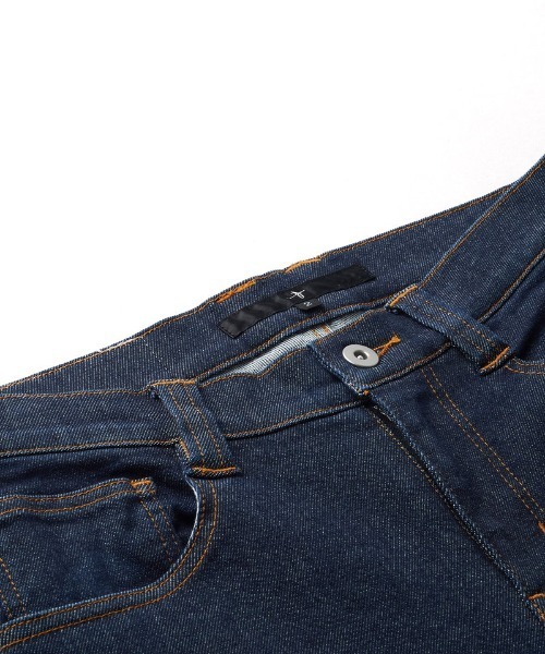 「NO ID.」 スキニーデニムパンツ 2 インディゴブルー メンズ_画像6