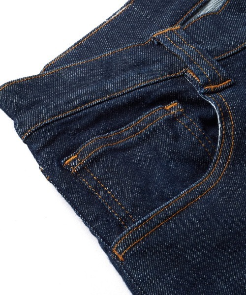 「NO ID.」 スキニーデニムパンツ 2 インディゴブルー メンズ_画像8