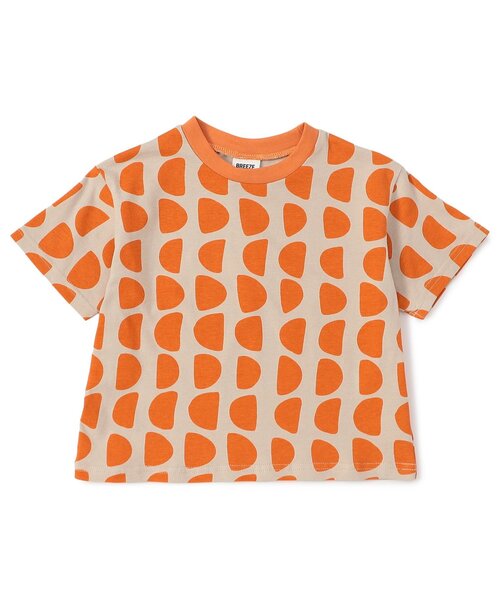 BREEZE（ブリーズ） tシャツ 「リンク/WEB限定」レトロ総柄半袖Tシャツ