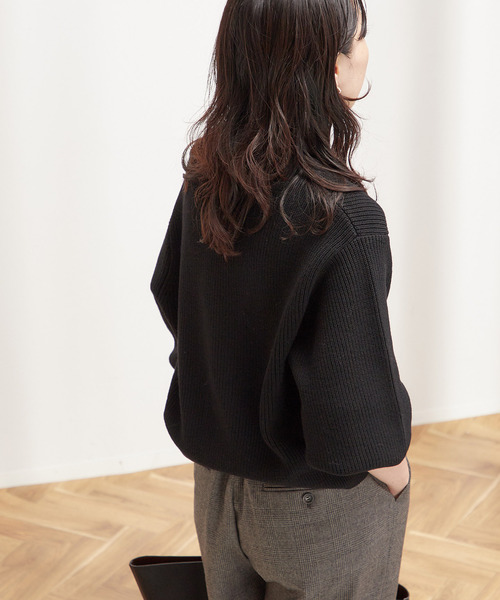 「journal standard L'essage」 ニットカーディガン - ブラック レディース_画像7