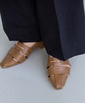 パンプス グルカフラットシューズの詳細画像3