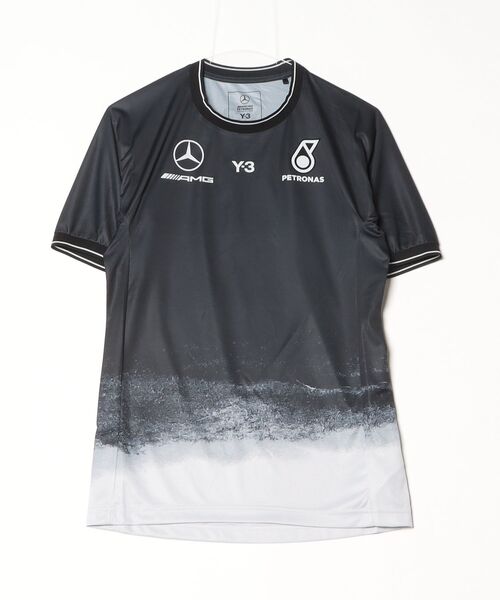 Y-3 tシャツ MERCEDES - AMG PETRONAS FORMULA 1 TEAM MECHANICS SHORT