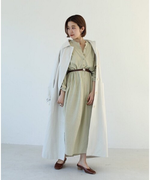 「TODAYFUL」 長袖ワンピース 38inch ホワイト レディース_8