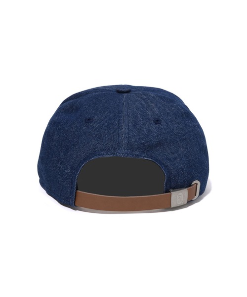 A BATHING APE（アベイシングエイプ） キャップ FREE インディゴブルー