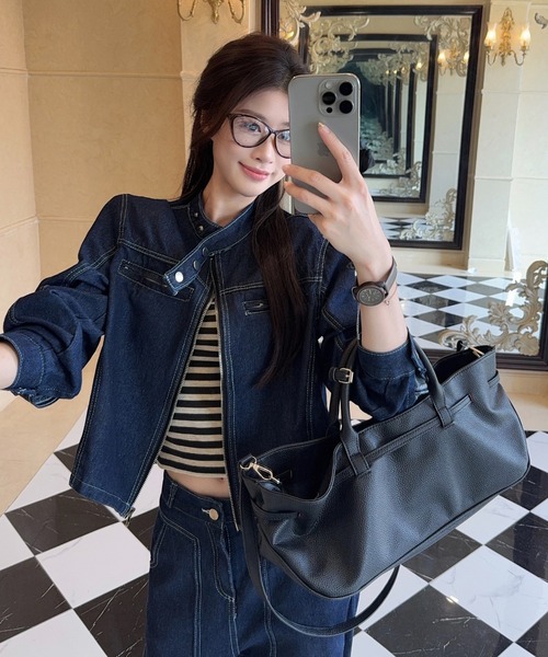 Aelina セットアップ デニムセットアップ レディース : ZOZOTOWN Yahoo