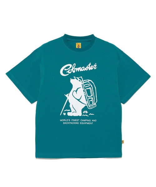 「COBMASTER」 半袖Tシャツ L モスグリーン メンズ_画像4