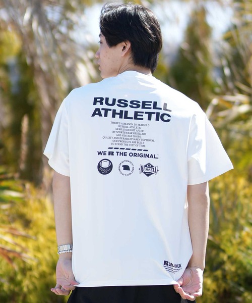 70s XL russell vtg フットボール Tシャツ ラッセル ホワイト Russell Athletic（ラッセル アスレティック） tシャツ メンズ