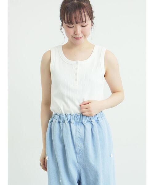 Samansa Mos2（サマンサモスモス） tシャツ 前後2WAYヘンリーテレコ