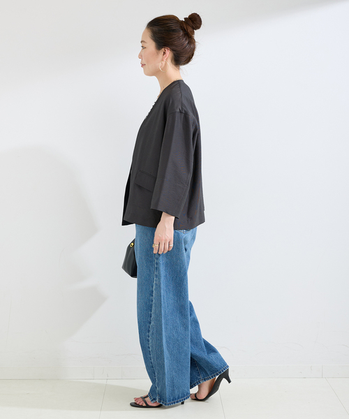 B.C STOCK（ベーセーストック） ジャケット ノーカラージャケット