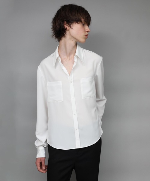 シャツ Crepe de Chine SHIRT メンズの画像