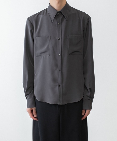 シャツ Crepe de Chine SHIRT メンズの画像