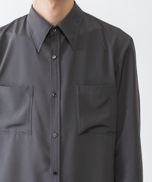 シャツ Crepe de Chine SHIRT メンズの画像