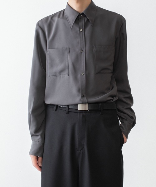 シャツ Crepe de Chine SHIRT メンズの画像