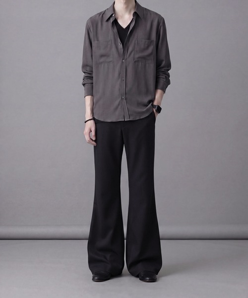 シャツ Crepe de Chine SHIRT メンズの画像