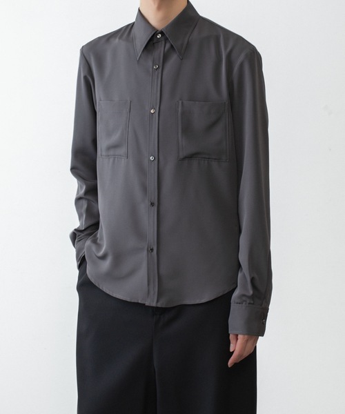 シャツ Crepe de Chine SHIRT メンズの画像