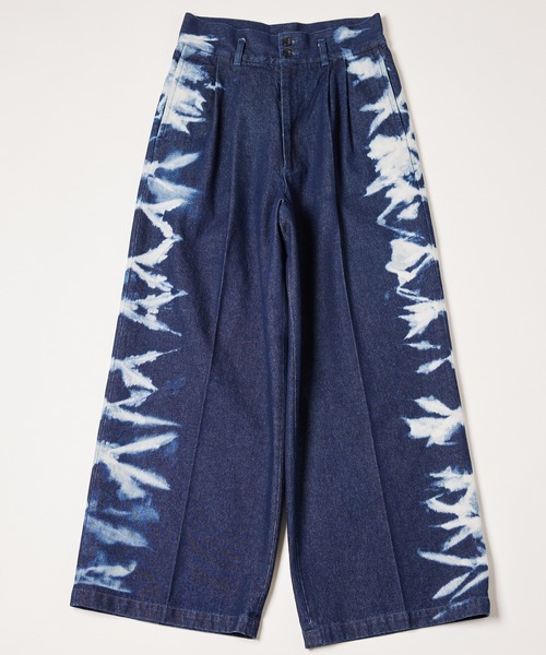 「AIVER」 デニムパンツ SMALL ホワイト メンズ_画像9