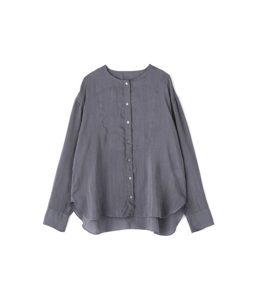 「human woman」 長袖ブラウス MEDIUM カーキ レディース_画像8